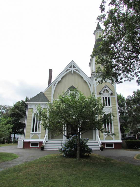 Igreja Metodista em Marta´s Vineyard, ao sul de Cape Cod, litoral de Massachusetts, nos Estados Unidos